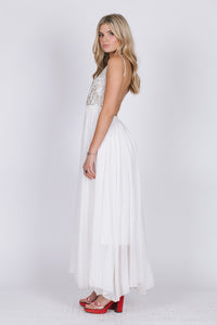 Golden Meadow Backless Maxi - visitors