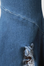 High Waist Slit Frayed Hem Bell Bottom Jeans - visitors