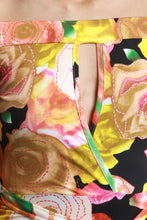 Floral Surplice Keyhole Bardot Maxi Dress - visitors