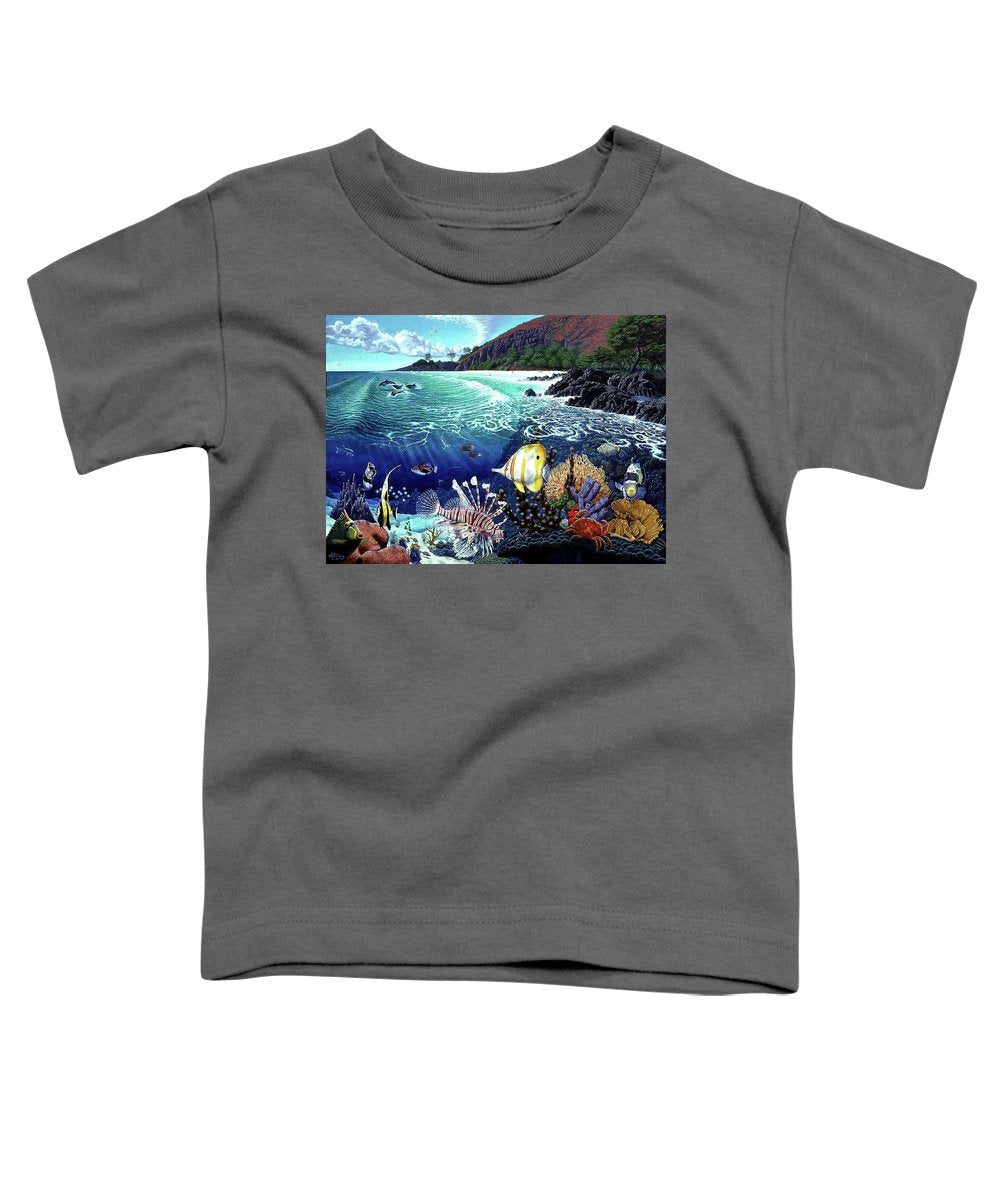 Aquarium At Makena - Toddler T-Shirt - visitors