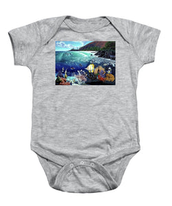 Aquarium At Makena - Baby Onesie - visitors