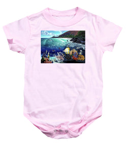 Aquarium At Makena - Baby Onesie - visitors