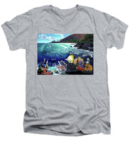 Aquarium At Makena - Men's V-Neck T-Shirt - visitors