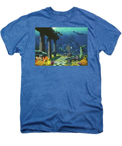 Aqueous Atlantis - Men's Premium T-Shirt - visitors