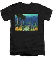 Aqueous Atlantis - Men's V-Neck T-Shirt - visitors