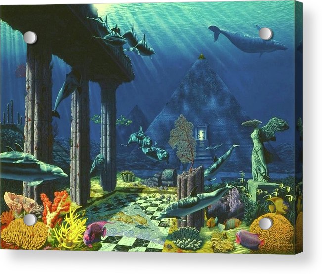 Aqueous Atlantis - Acrylic Print - visitors