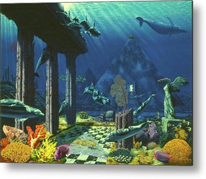 Aqueous Atlantis - Metal Print - visitors