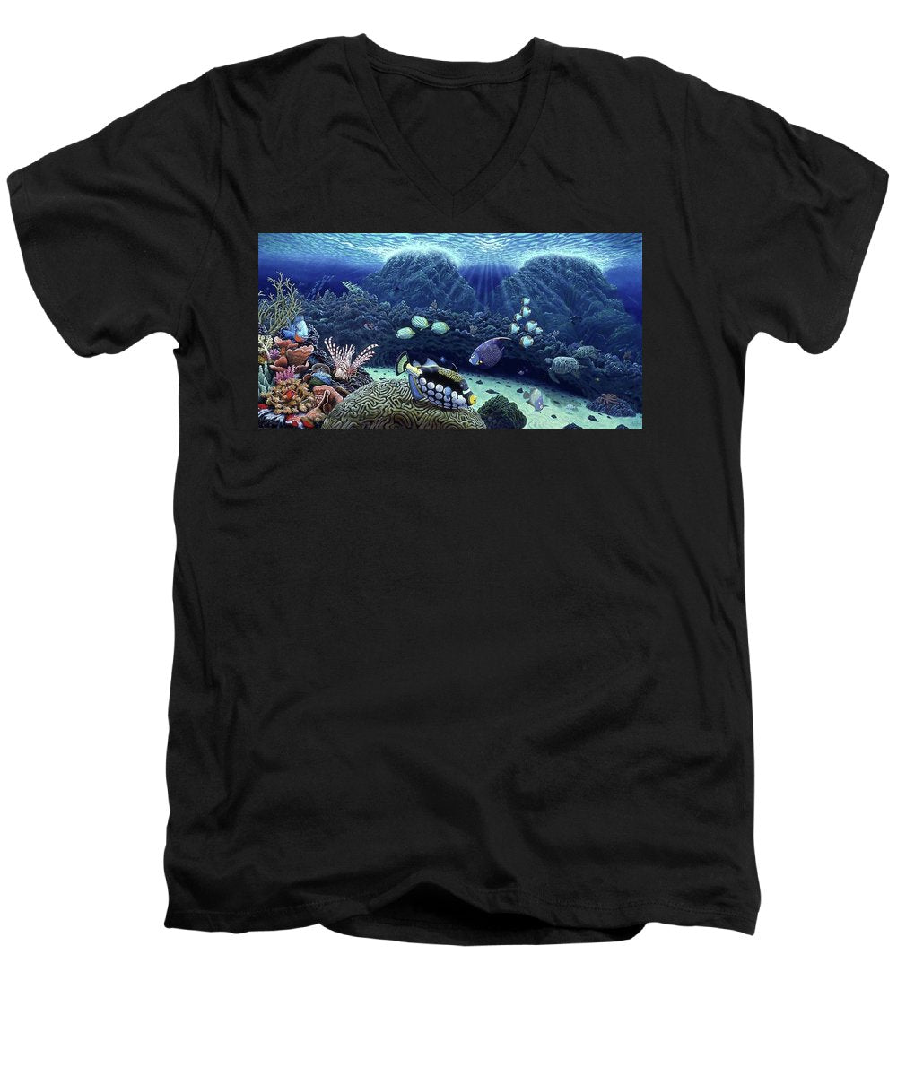 Clown Fish - Men's V-Neck T-Shirt - visitors