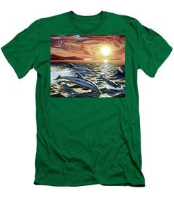 Dolphin Dream - Men's T-Shirt (Athletic Fit) - visitors