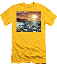 Dolphin Dream - Men's T-Shirt (Athletic Fit) - visitors