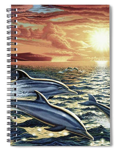 Dolphin Dream - Spiral Notebook - visitors