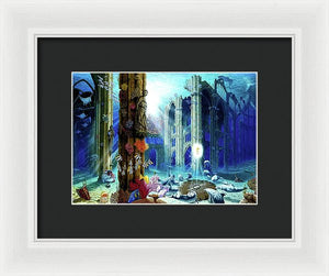 Guardians Of The Grail - Framed Print - visitors