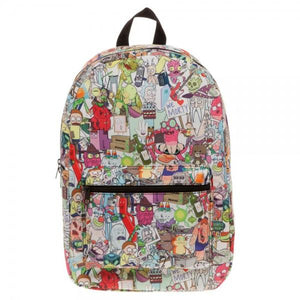 Rick & Morty Subliimated Backpack - visitors