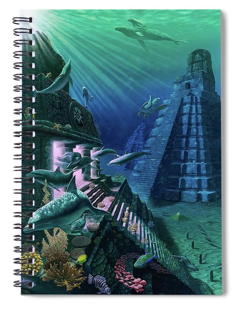 Portal Of Hunab - Spiral Notebook - visitors