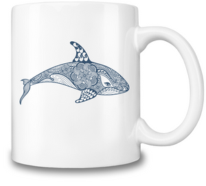 Killer Whale Coffee Mug - visitors