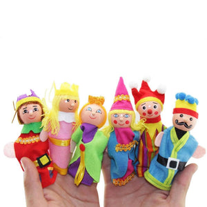 Vintage Toys, Classic Finger Puppets With Wooden Heads - visitors
