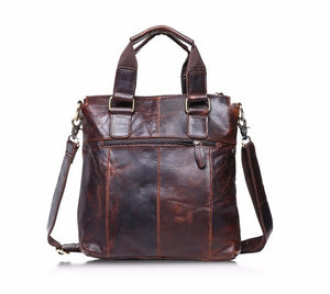 Xiniu Man Handbag Genuine Leather Vintage Buffalo Messenger Bags Satchel Laptop Briefcase Men's Bag #XTJ - visitors