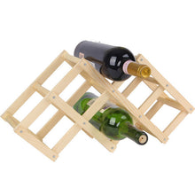 Solid Wood Folding Wine Rack - visitors