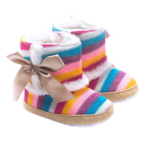 Malibu Casual, Rainbow Soft Sole Toddler Boots - visitors