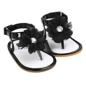 Summer New Baby Flower Pearl Sandals Children Shoes for Girls 2017 Newborn Fashion Princess Sandals Garden Shoes Girl Shoes - visitors
