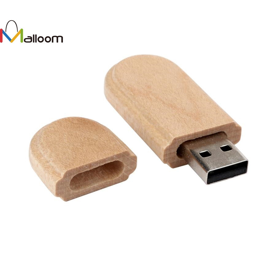 High Quality PC Accessories Hot Selling Sale Wooden USB 2.0 8GB Flash Drive Pen Drives Wood U Disk - visitors
