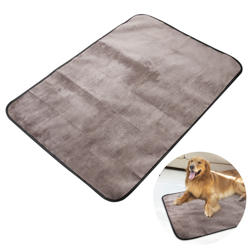 UEETEK Multifunctional Waterproof Pet Blanket 100*70CM Microplush Collapsible Pets Plush Mat Outdoor for Dog Puppy Cat Kitt - visitors