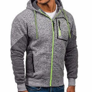 New Men's Outwear Sweater Winter Hoodie Warm Coat Jacket Slim Hooded Sweatshirt - visitors