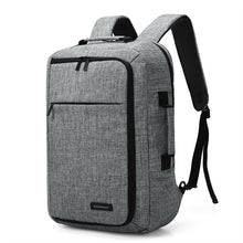 Unisex 15.6 Laptop Backpack Convertible Briefcase 2-in-1 Business Travel Luggage Carrier - visitors