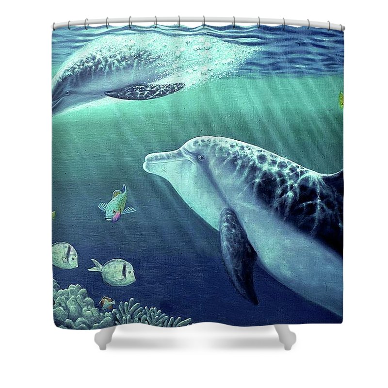 Sea Wise - Shower Curtain - visitors