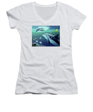 Sea Wise - Women's V-Neck (Athletic Fit) - visitors