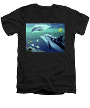 Sea Wise - Men's V-Neck T-Shirt - visitors