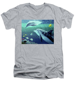 Sea Wise - Men's V-Neck T-Shirt - visitors