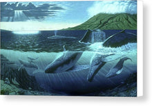 The Great Whales - Canvas Print - visitors
