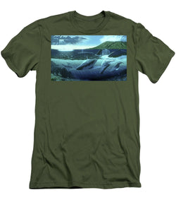 The Great Whales - Men's T-Shirt (Athletic Fit) - visitors