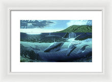 The Great Whales - Framed Print - visitors