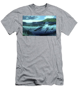 The Great Whales - Men's T-Shirt (Athletic Fit) - visitors
